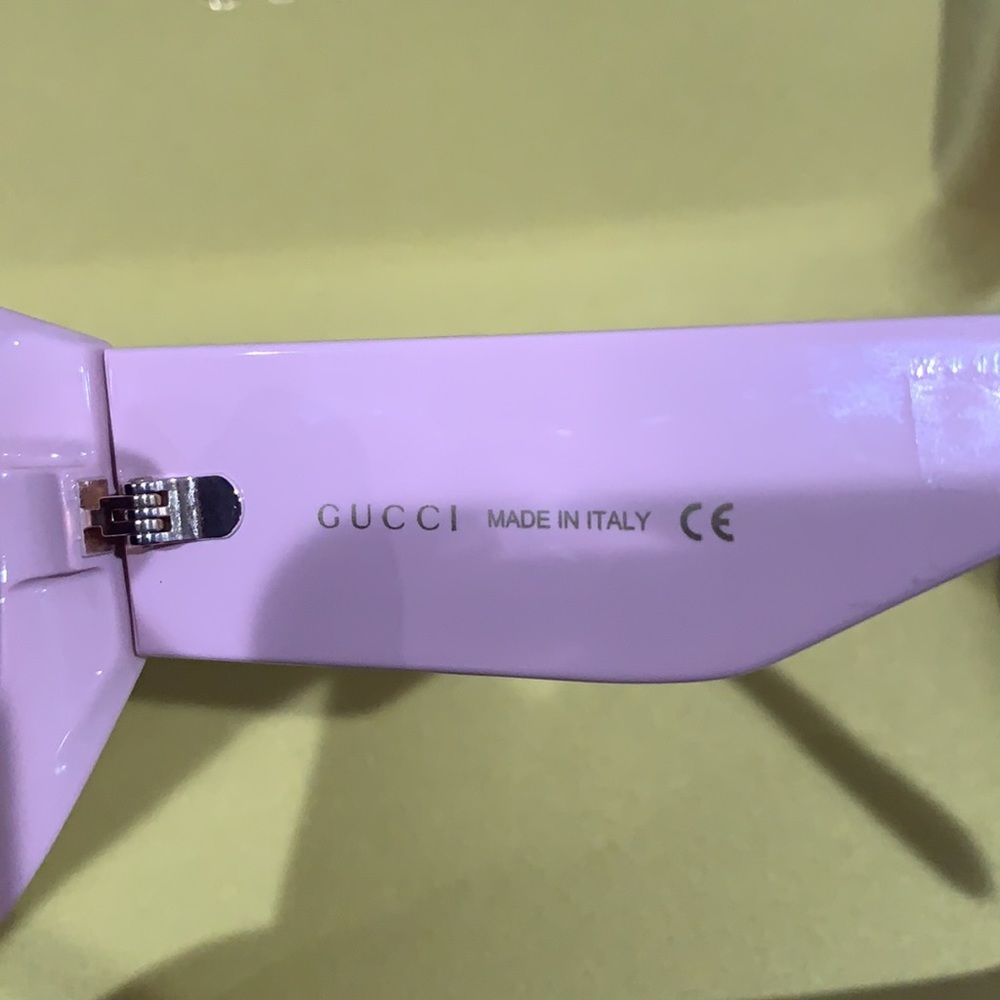 🌸NEW 💯authentic pink GUCCI WOMEN’S sunglasses 🕶 💯 authentic with box. - Picture 14 of 14